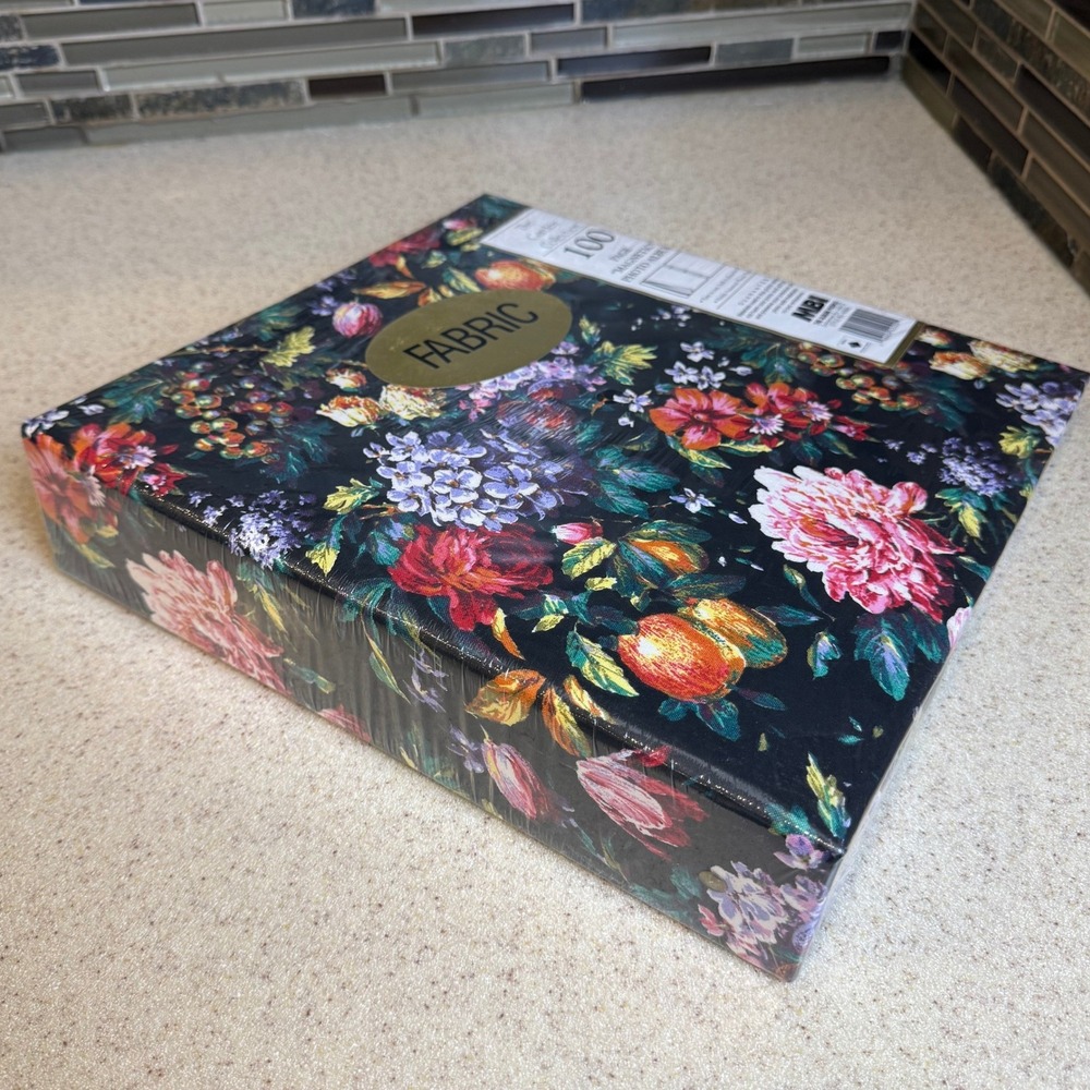 NEW Vintage MBI Garden Collection 100 pg Magnetic Photo Album Floral Cover 42500 - Picture 7 of 12